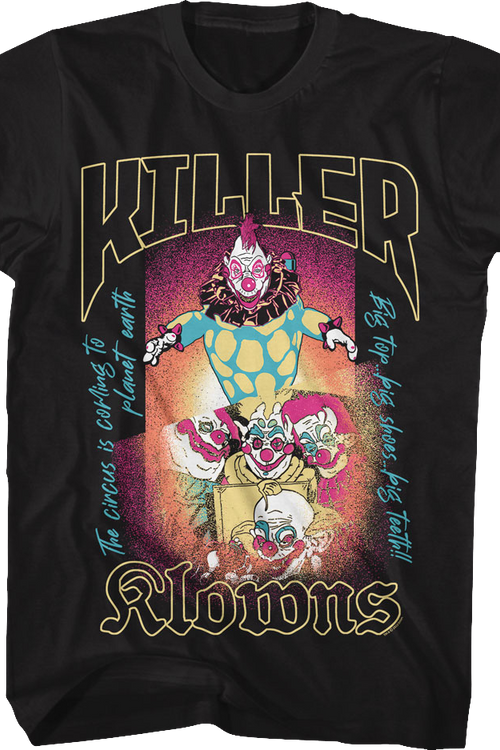 Big Top Poster Killer Klowns From Outer Space T-Shirt - main product image