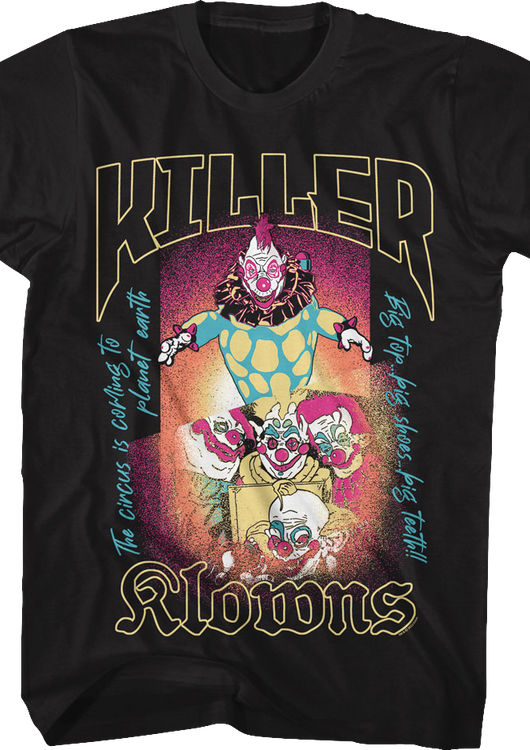 Big Top Poster Killer Klowns From Outer Space T-Shirt - main product image