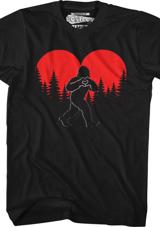 Bigfoot Heart Sun T-Shirt - main product image
