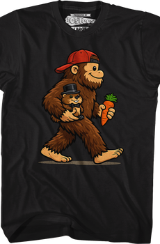 Bigfoot & Phil Groundhog Day T-Shirt