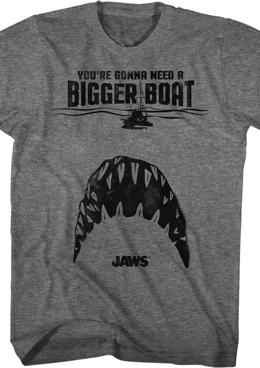 Bigger Boat Teeth Jaws T-Shirt - main product image