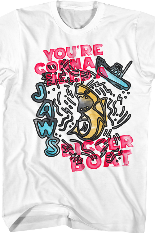 Bigger Sketch Jaws T-Shirtmain product image