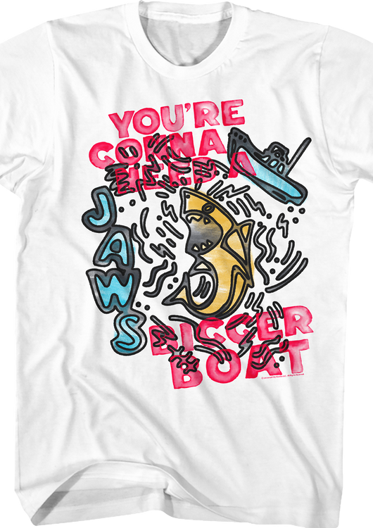 Bigger Sketch Jaws T-Shirt - main product image