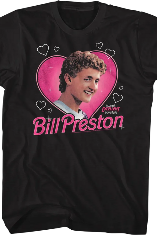 Bill Preston Hearts Bill & Ted's Excellent Adventure T-Shirtmain product image