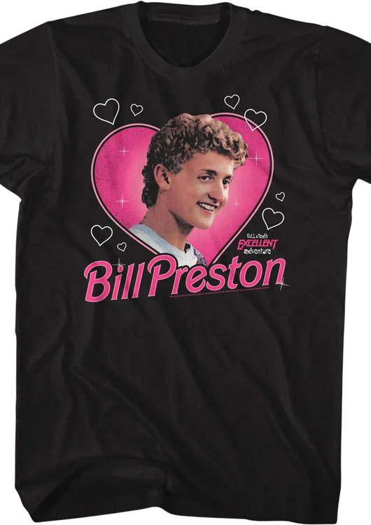 Bill Preston Hearts Bill & Ted's Excellent Adventure T-Shirt - main product image