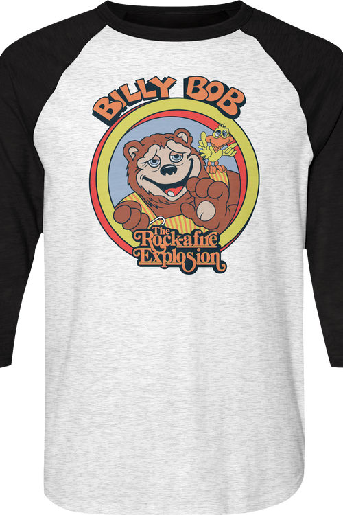 Billy Bob Rock-afire Explosion Raglan Baseball Shirtmain product image