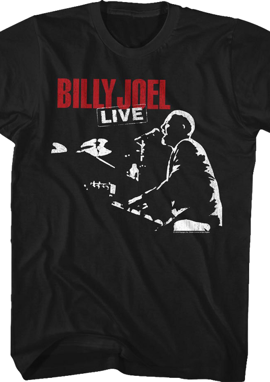Billy Joel Live T-Shirt - main product image