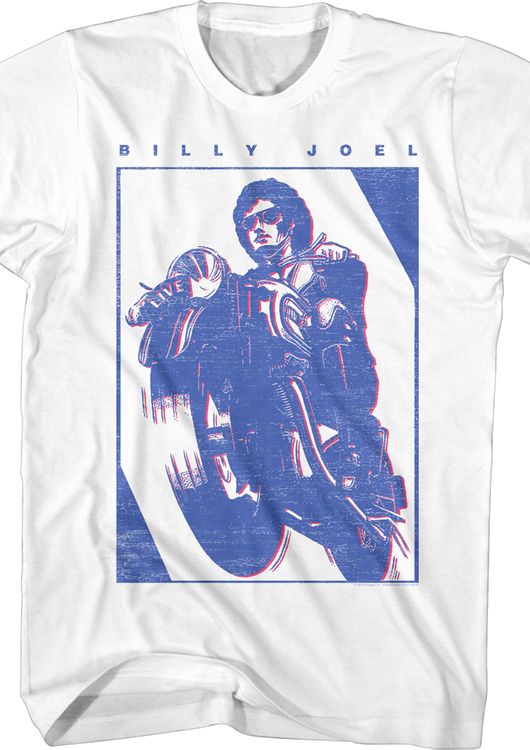 Billy Joel Motorcycle T-Shirt - main product image