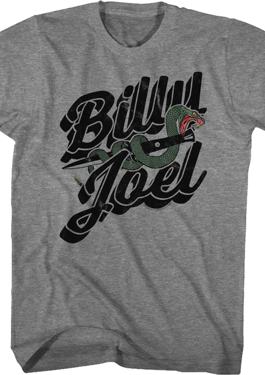 Dagger & Snake Logo Billy Joel T-Shirt - main product image