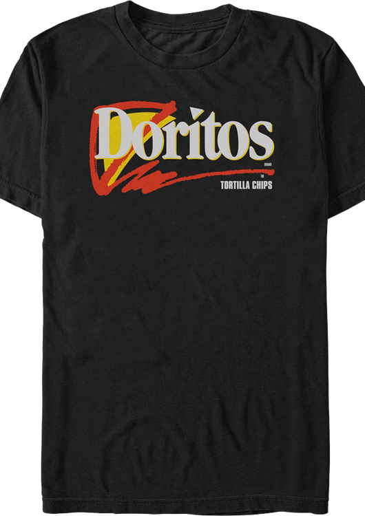Black 90s Logo Doritos T-Shirt - main product image
