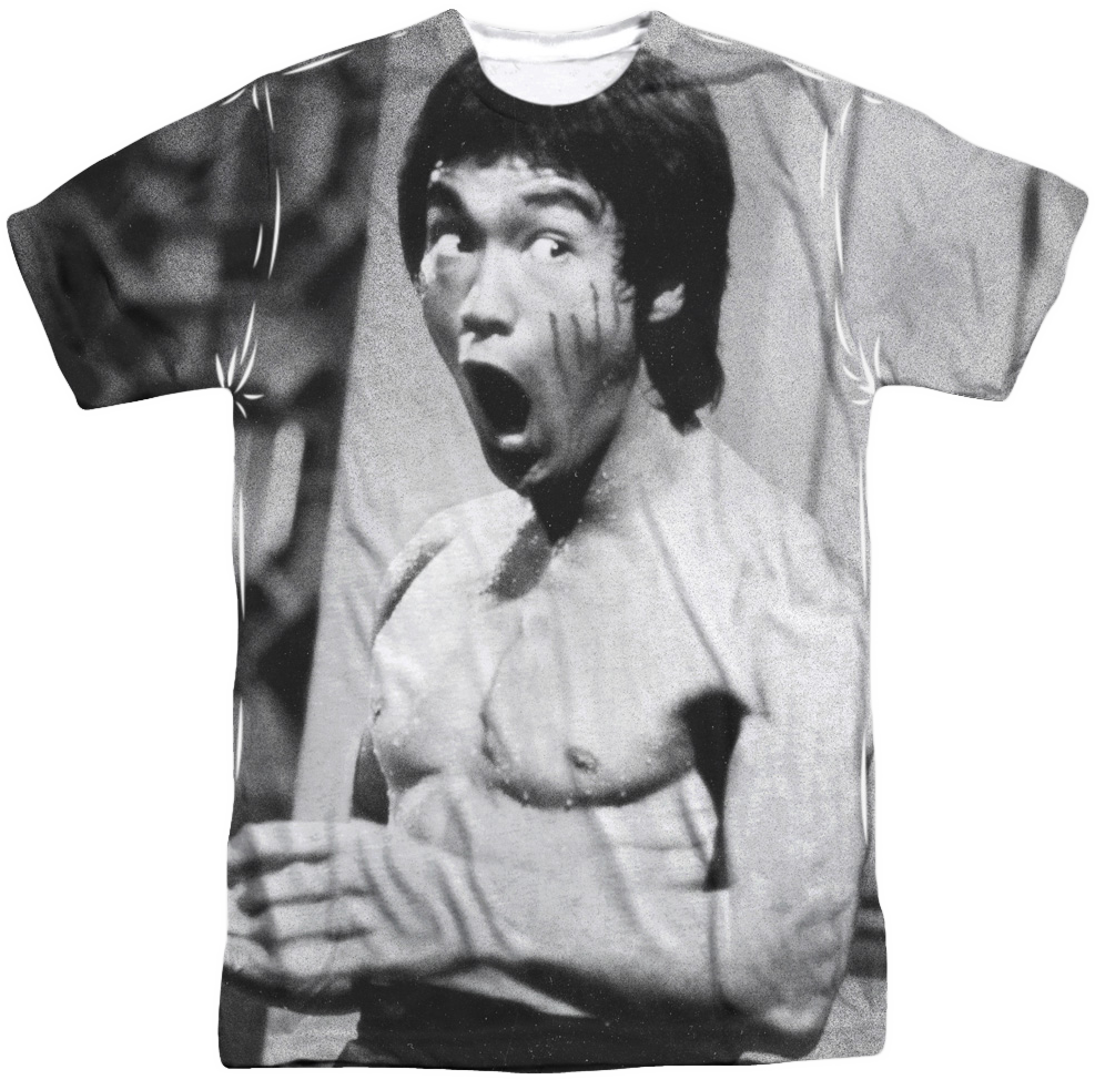 Black & White Bruce Lee T-Shirt: Actors, Bruce Lee Mens T-shirt