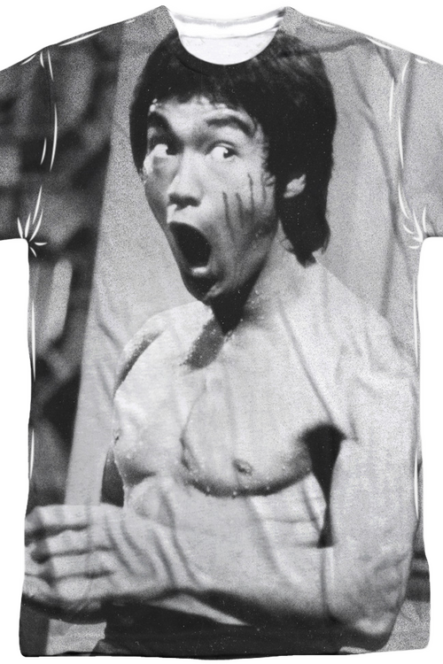Black and White Bruce Lee T-Shirtmain product image