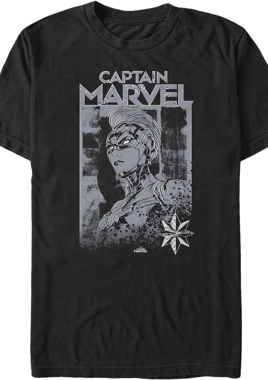 Stamp Captain Marvel T-Shirt - main product image