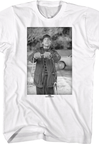 Black And White Clark Griswold Christmas Vacation T-Shirt
