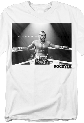 Black and White Clubber Lang Rocky III T-Shirt