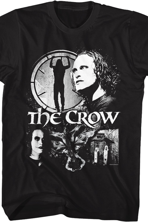 Black And White Collage The Crow T-Shirt - main product image
