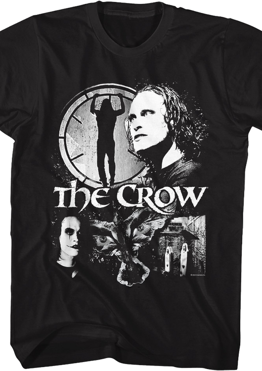 Black And White Collage The Crow T-Shirt - main product image