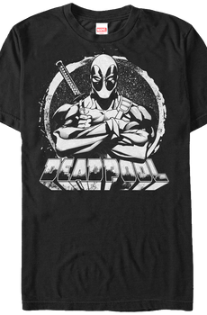 Black and White Deadpool T-Shirt