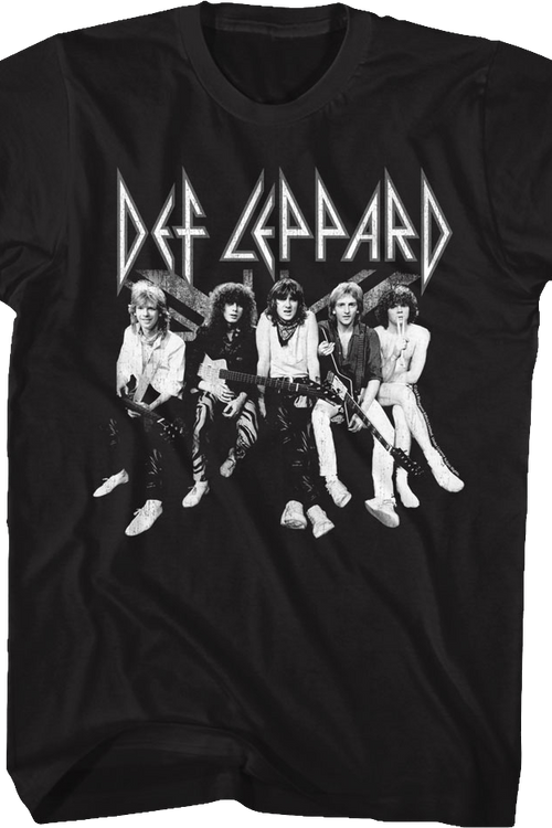 Black and White Def Leppard T-Shirtmain product image