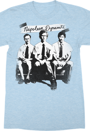 Black and White Family Portrait Napoleon Dynamite T-Shirt