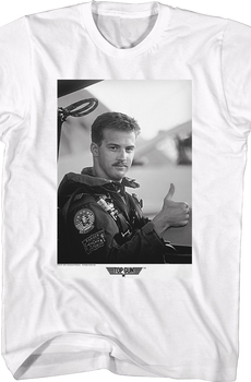 Black and White Goose Top Gun T-Shirt