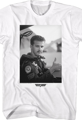 Black and White Goose Top Gun T-Shirt