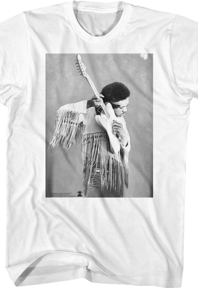 Black And White Guitar Photo Jimi Hendrix T-Shirt