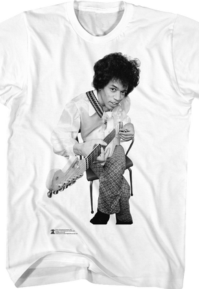 Black and White Jimi Hendrix T-Shirt