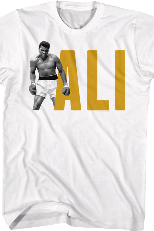 Black And White Knockout Pose Muhammad Ali T-Shirtmain product image