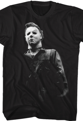 Black and White Michael Myers Halloween T-Shirt