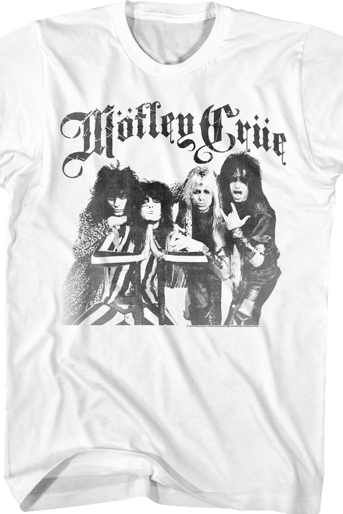 Black and White Motley Crue T-Shirtmain product image
