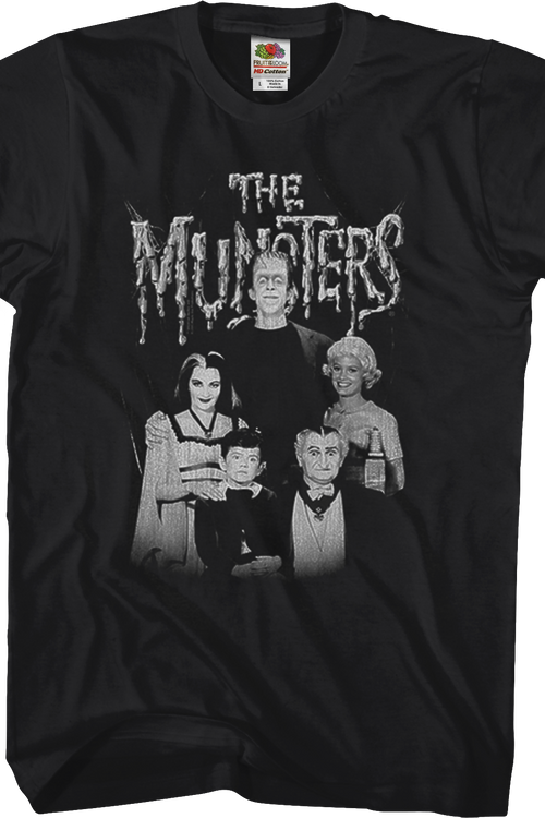 Black and White Munsters T-Shirtmain product image