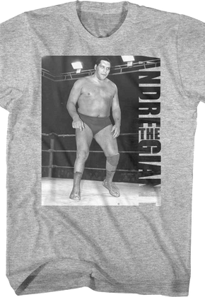 Black And White Photo Andre The Giant T-Shirt