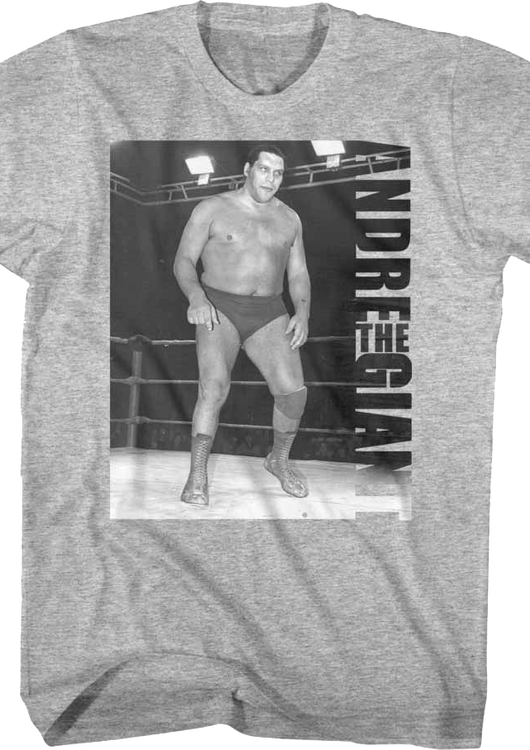 Black And White Photo Andre The Giant T-Shirt - main product image