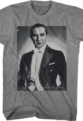 Black And White Photo Bela Lugosi T-Shirt