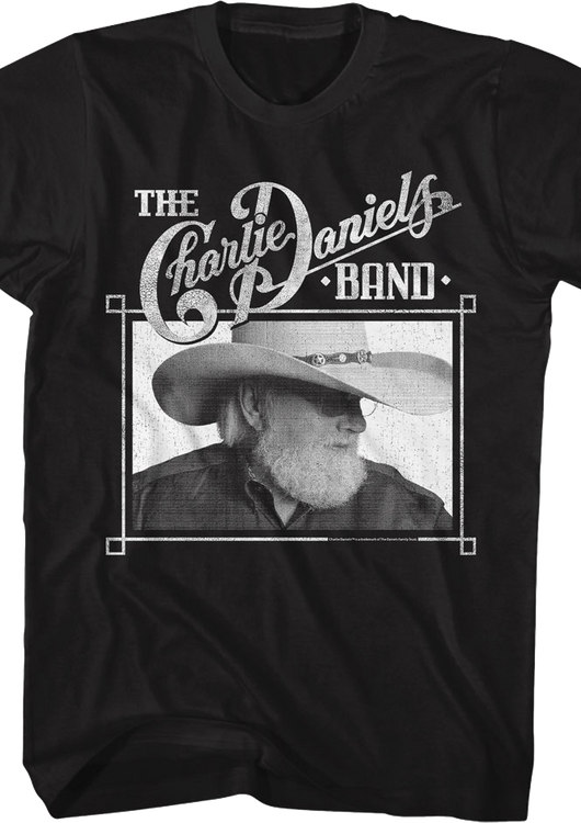 Black And White Photo Charlie Daniels Band T-Shirt - main product image