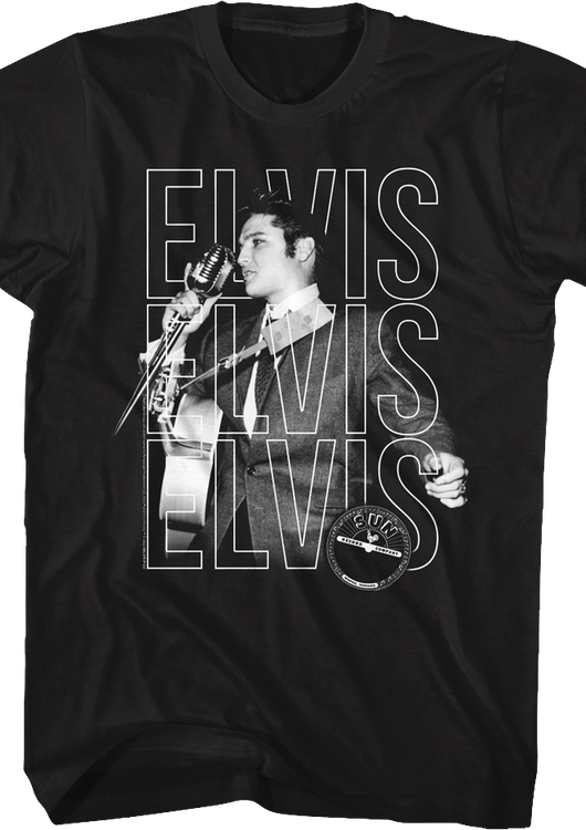 Black And White Photo Elvis Presley T-Shirt - main product image