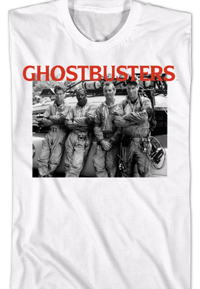 Black And White Photo Ghostbusters T-Shirt