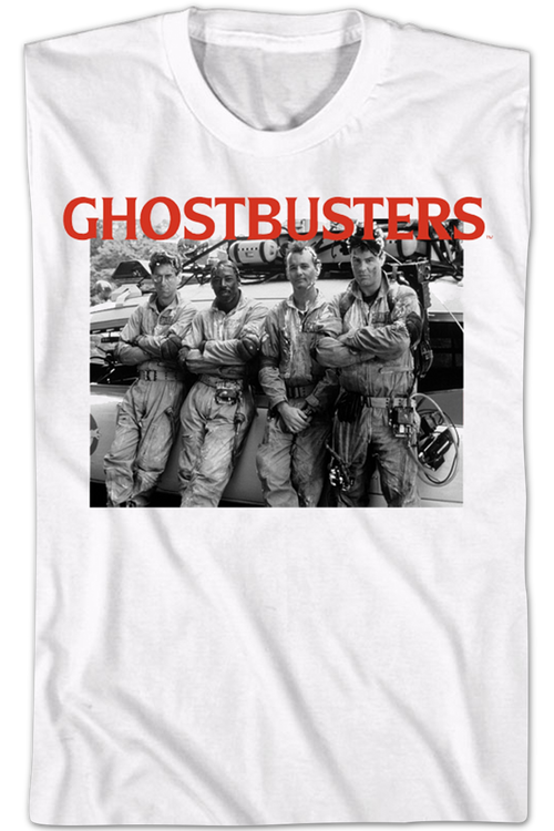 Black And White Photo Ghostbusters T-Shirtmain product image