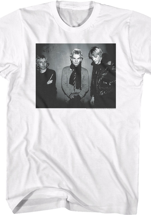 Black And White Photo The Police T-Shirt - main product image