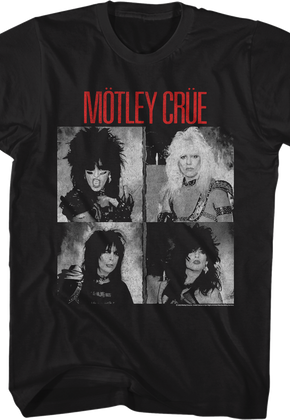 Black And White Photos Motley Crue T-Shirt