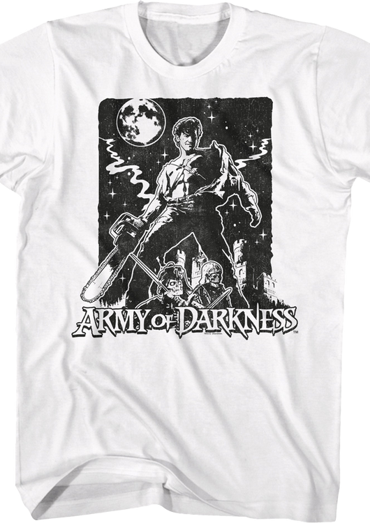 Black And White Poster Army of Darkness T-Shirt - main product image