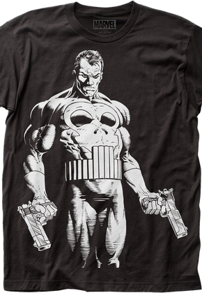 Black and White Punisher T-Shirt