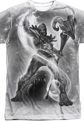 Black and White Skeletor Masters of the Universe T-Shirt