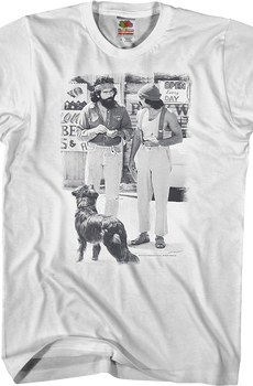 Black And White Up In Smoke Cheech And Chong T-Shirt