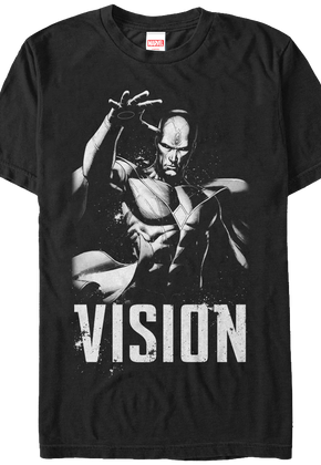 Black and White Vision Marvel Comics T-Shirt