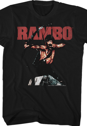 Black Bow and Arrow Rambo Shirt