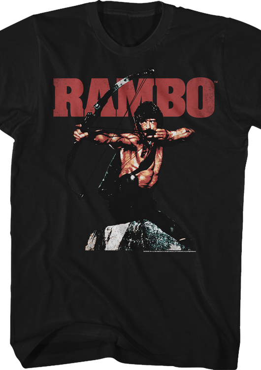 Black Bow and Arrow Rambo Shirt - main product image