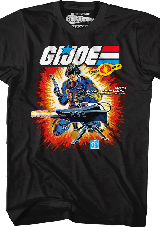 Black Box Art Scrap Iron GI Joe T-Shirt - main product image