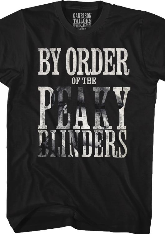 Black By Order Of The Peaky Blinders T-Shirt - main product image